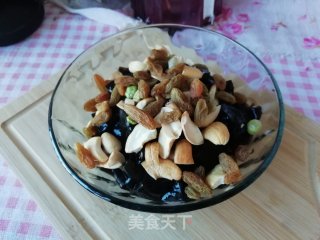 蜂蜜坚果黑凉粉的做法步骤：9