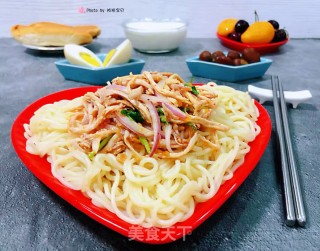 #面食#香辣鸡丝拌面的做法步骤：15