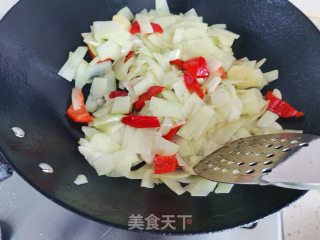 佛手瓜炒肉片的做法步骤：8