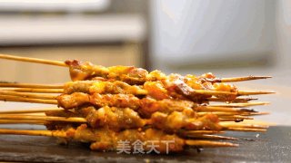 用烤箱在家烤出地道羊肉串的做法步骤：5