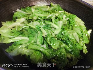 鸡丝青菜拌面的做法步骤：7