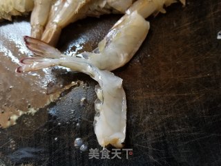 粉丝蒜蓉开背虾的做法步骤：3