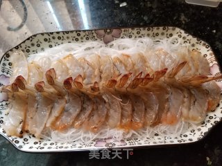 粉丝蒜蓉开背虾的做法步骤：7