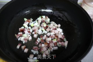 咸肉虾仁香菇糯米饭的做法步骤：5