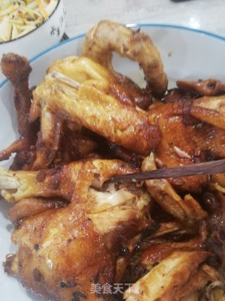 电饭锅焗鸡的做法步骤：5