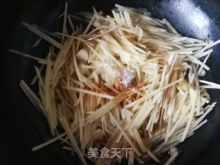 麻辣土豆丝的做法步骤：6