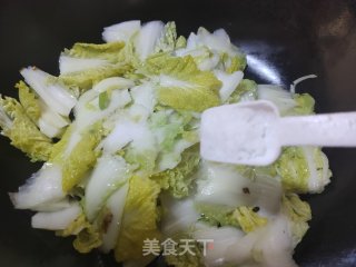 醋溜娃娃菜的做法步骤：9