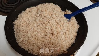 自制美味鱼松的做法步骤：8