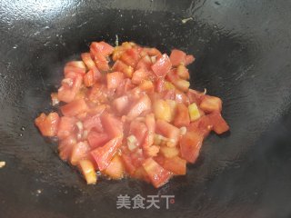 西红柿虾仁打卤面的做法步骤：8