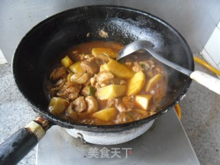 土豆咖喱鸡的做法步骤：11