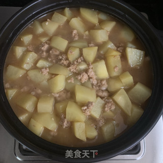 土豆焗肉末的做法步骤：11