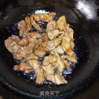 花肉炒苦瓜的做法步骤：5