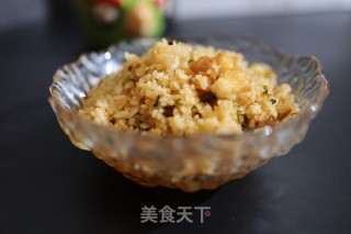 虾仁鸡肉炒饭的做法步骤：8