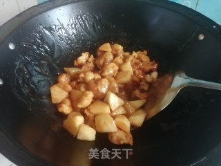 苹果糖醋肉的做法步骤：8