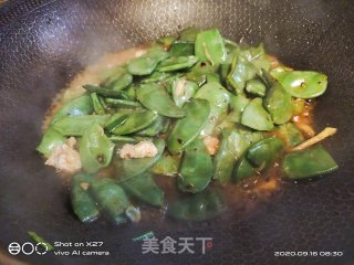 肉丝炒扁豆的做法步骤：7