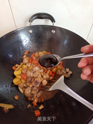 板栗香菇鸡饭的做法步骤：10