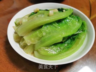 蒜蓉炒生菜的做法步骤：6