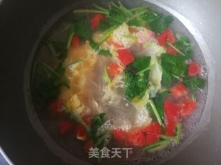 菠菜粉条丸子汤的做法步骤：11