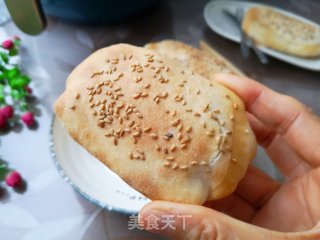 原味香脆芝麻饼的做法步骤：15