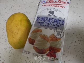 芒果奶油蛋糕卷的做法步骤：2