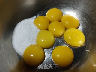 10寸斑马纹戚风蛋糕的做法步骤：2