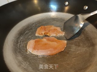 鸡肉芝士三明治的做法步骤：3