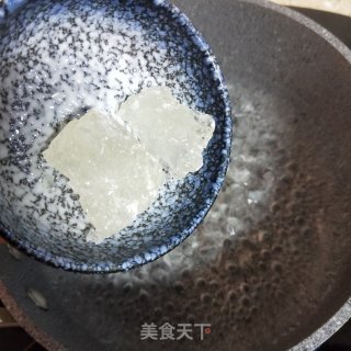 番薯粉鸡蛋糖水的做法步骤：4