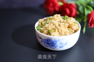 豆角火腿丝炒饭的做法步骤：7