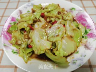 酸辣包菜的做法步骤：11