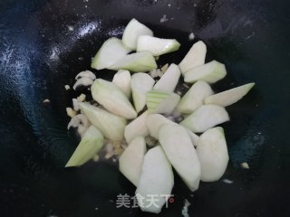 丝瓜鸡蛋炒虾仁的做法步骤：5