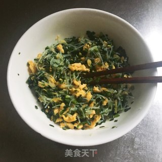 韭菜鸡蛋饼的做法步骤：4