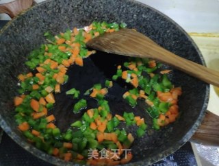 花样米蛋  蛋炒饭的做法步骤：4