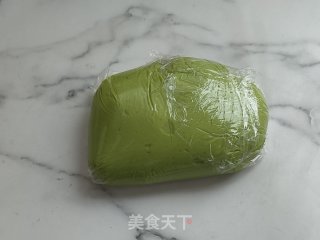 抹茶肉松豆沙酥的做法步骤：4