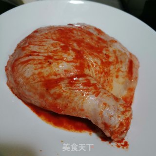 奥尔良烤鸡大腿的做法步骤：1