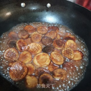 红烧鸡腿菇的做法步骤：9