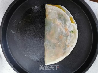 菠菜鸡蛋饼的做法步骤：5