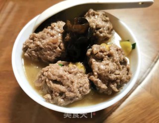 白菜炖牛肉丸的做法步骤：9