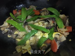 平菇木耳炒肉片的做法步骤：14