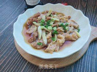 杏鲍菇蒸小酥肉的做法步骤：10