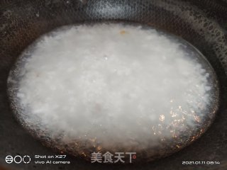 菠菜瘦肉粥的做法步骤：4