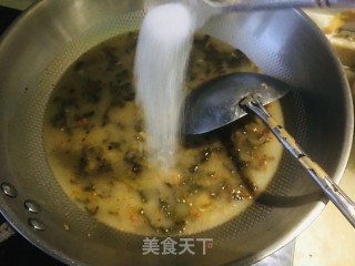 芹菜浆水面的做法步骤：6