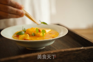 节气食养 | 大寒 豆香拂金羹的做法步骤：6