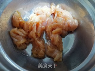 肉片炒香菇的做法步骤：4