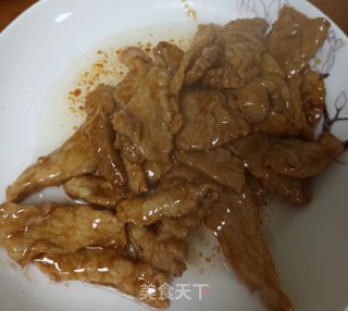 蘑菇炒肉片的做法步骤：4