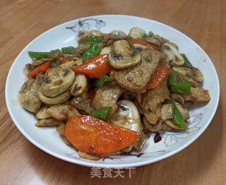 蘑菇炒肉片的做法步骤：9