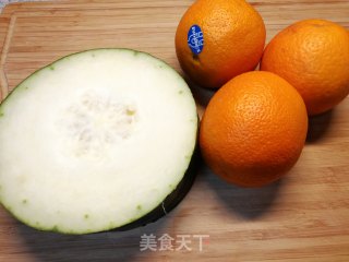 年夜饭新年菜谱（27）橙香浓郁～橙汁冬瓜的做法步骤：1