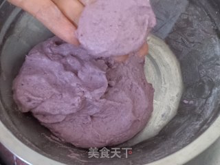 紫薯豆沙馅汤圆的做法步骤：7