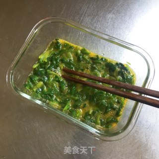 菠菜蒸蛋的做法步骤：4