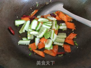 孜然鸡心的做法步骤：10