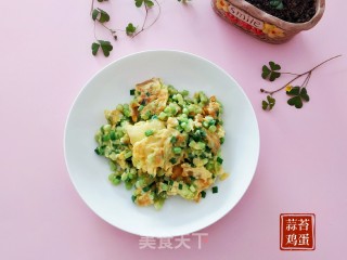 蒜苔炒鸡蛋的做法步骤：12